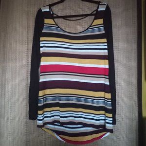 Multi Colored Striped Shirt